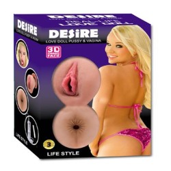 Farruz Desire Saçlı ve Titreşimli Realistik Şişme Bebek Kadın Manken