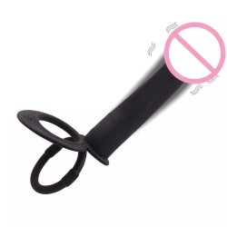 Farruz SM Ereksiyon Penis Halkalı Titreşimli Anal Plug