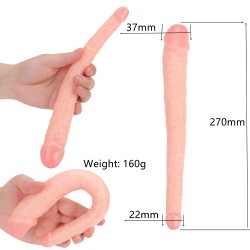 Farruz Kalle 27 Cm Çift Taraflı Realistik Dildo Penis