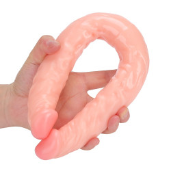 Farruz 36 cm Realistik Çift Taraflı Dildo Penis