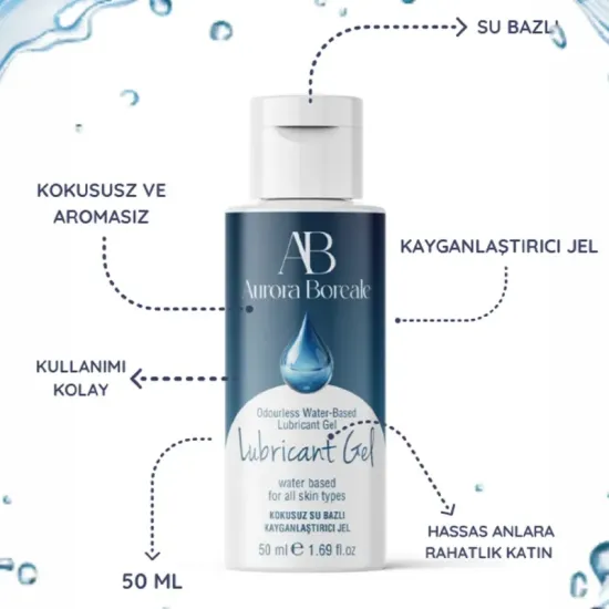 Aurora Boreale 50 Ml. Su Bazlı Sade Kayganlaştırıcı Jel Aurora Boreale 50 Ml. Su Bazlı Sade Kayganlaştırıcı Jel