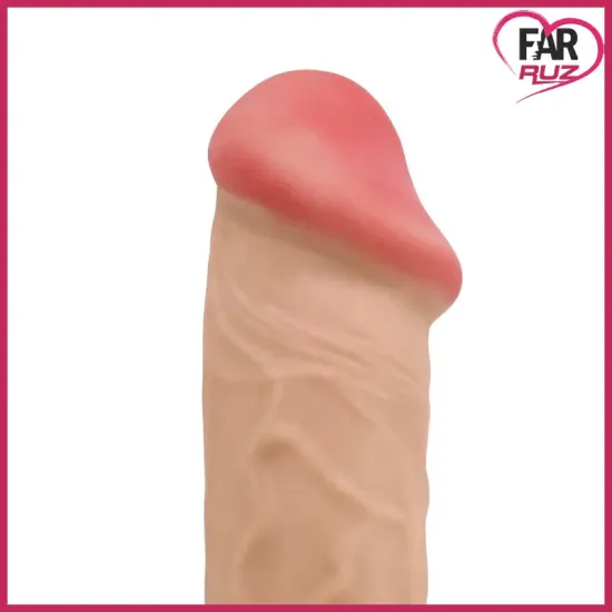 Baile 26 Cm Çift Katmanlı Kakırdaklı Dildo