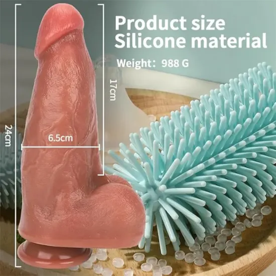 Big Bold Hareketli Isıtmalı Rotasyonlu Titreşimli Dildo Big Bold Hareketli Isıtmalı Rotasyonlu Titreşimli Dildo
