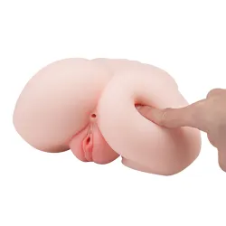 Big Masculino Isıtmalı Titreşimli Gerçekçi Mini Kalça Seti