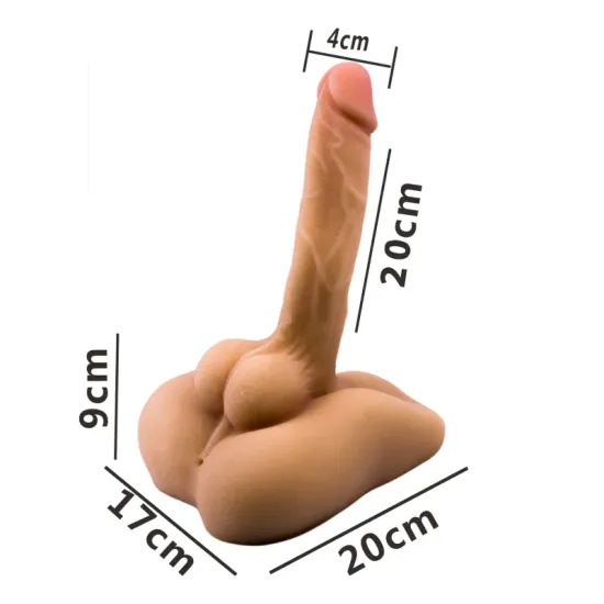 Bigger Man Unisex Ultra Gerçekçi 2 Kg Kalçalı Dildo