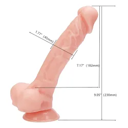 Bully Long 23 Cm Gerçekçi Spear Dildo