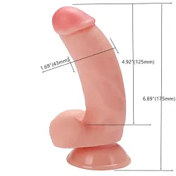 Danny Maksimum 18 Cm Gerçekçi Bold Dildo