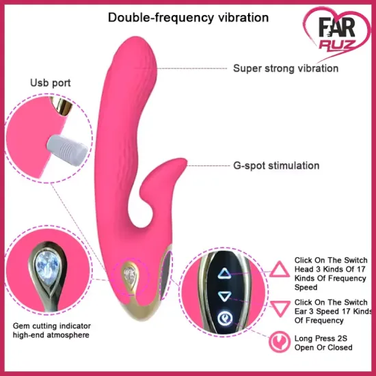 Diamond Bunny G-Spot Isıtmalı Lux Vibratör