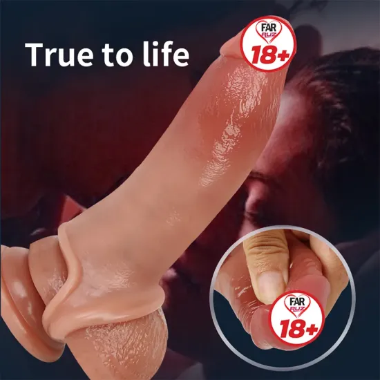 Farruz 19 Cm Bold Ultra Çift Katmanlı Testisli Penis Kılıfı Farruz 19 Cm Bold Ultra Çift Katmanlı Testisli Penis Kılıfı