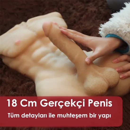 Casanova 18 Cm Penisli Gerçekçi Erkek Vücut