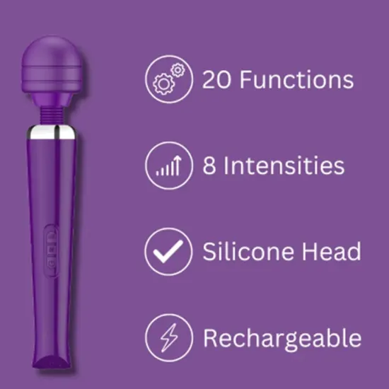 Farruz Hand Held Deep Tissue Wand Vibratör Farruz Hand Held Deep Tissue Wand Vibratör