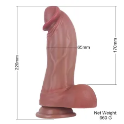 Farruz King Kong Isıtmalı İleri Geri Hareketli Dildo