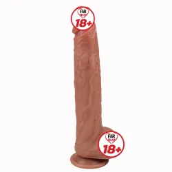 Farruz Long Point Çift Katmanlı Ultra Gerçekçi Dildo