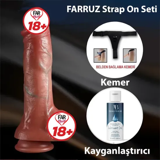 Farruz Satisfaction Real Ball Çift Katmanlı Strap On Seti Farruz Satisfaction Real Ball Çift Katmanlı Strap On Seti