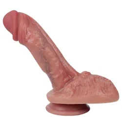 Farruz Satisfactory Bevel Çift Katmanlı Ultra Gerçekçi Dildo
