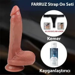 Farruz Satisfactory Plump Çift Katmanlı Strapon Seti