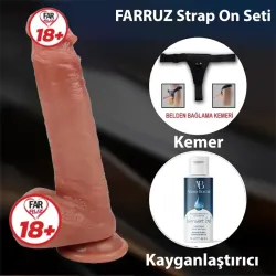 Farruz Satisfactory Slave Çift Katmanlı Strap On Seti