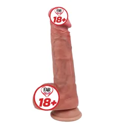 Farruz Satisfactory Sup Çift Katmanlı Ultra Gerçekçi Dildo