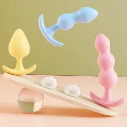 Farruz Sevimli Silikon Anal Plug Seti