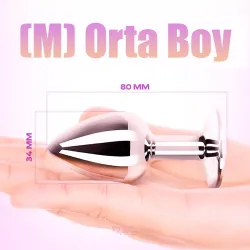 Farruz Taşlı Orta Boy Anal Plug