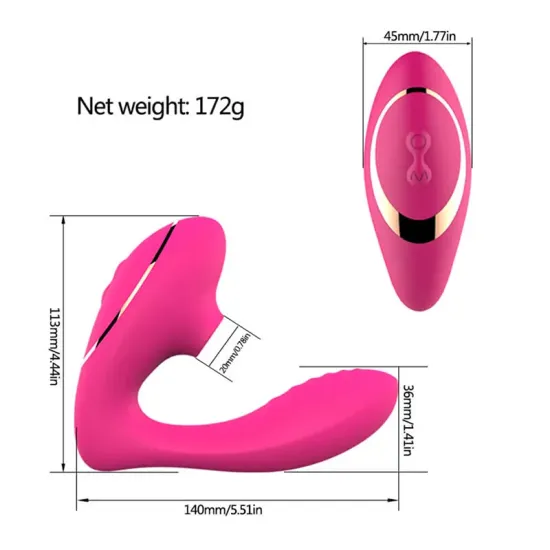 Giyilebilir Emme Vibratör ve G-spot Klitoris Stimülatörü Giyilebilir Emme Vibratör ve G-spot Klitoris Stimülatörü