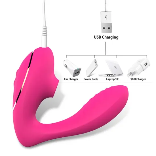 Giyilebilir Emme Vibratör ve G-spot Klitoris Stimülatörü Giyilebilir Emme Vibratör ve G-spot Klitoris Stimülatörü