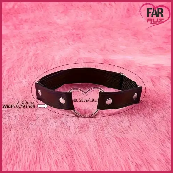 Gotik Punk Tarz Bacak ve Kolye Choker