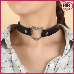 Gotik Punk Tarz Bacak ve Kolye Choker