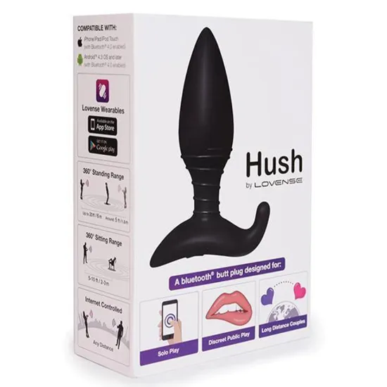 Lovense HUSH Telefon Kontrollü Anal Plug