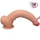 Lovetoy 34 Cm Çift Katmanlı Kayar Derili Dildo