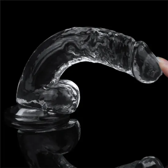 Lovetoy Flawless Clear 19 Cm Şeffaf Gerçekçi Dildo