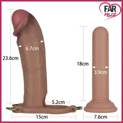 LoveToy Ingen 24 Cm Giyilebilir İçi Boş Dildo