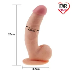 LoveToy The Ultra Soft Dude 21.5 Cm Dildo