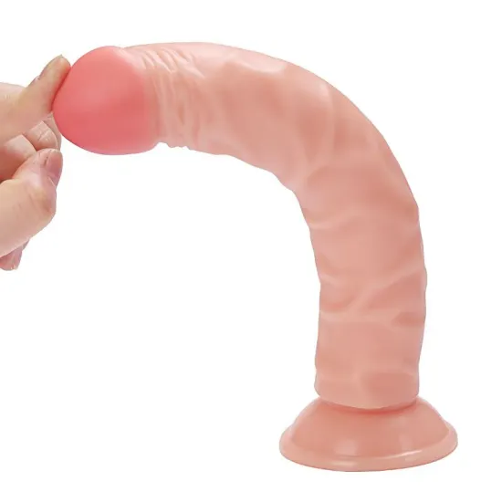 Lucas 24 Cm Realistik Vantuzlu Dildo Penis