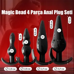 Magic Bead 4 Parça Anal Plug Seti
