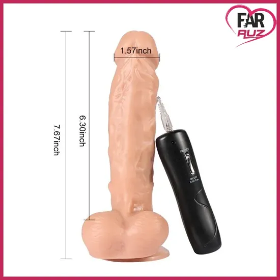 Mike 18 Cm 360° Oynar Başlı Titreşimli Vibratör