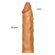 Farruz Pleasure Extender 5 cm Dolgulu Premium Melez Silikon Penis Kılıfı