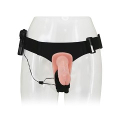 Farruz Double Belden Bağlamalı Anal Plug ve Realistik Titreşimli Penis