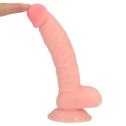 Farruz 21 cm Realistik Vantuzlu Dildo Penis