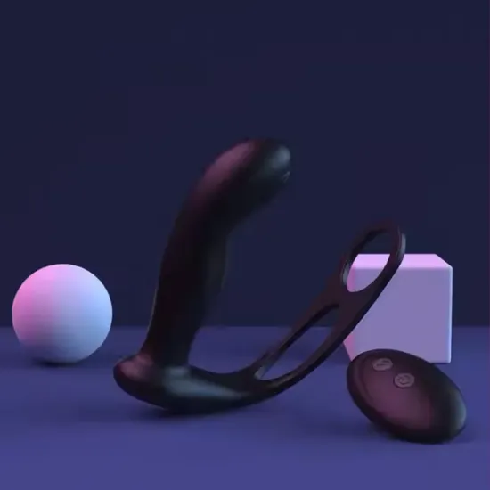 Ziggy APP Oynar Başlı Anal Plug ve Penis Halkası